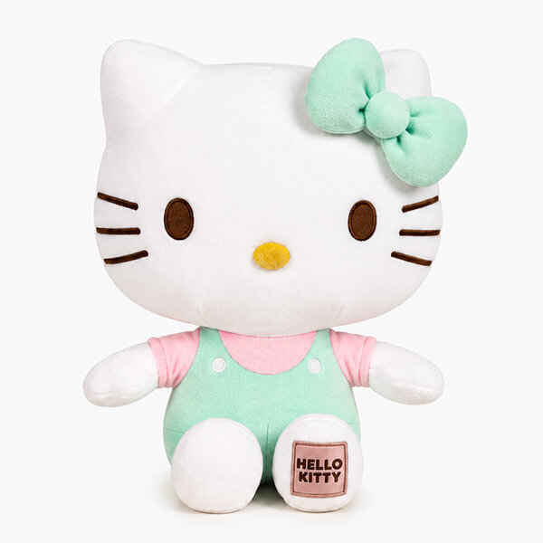 Hello Kitty plyšák - zelená classic - 25 cm