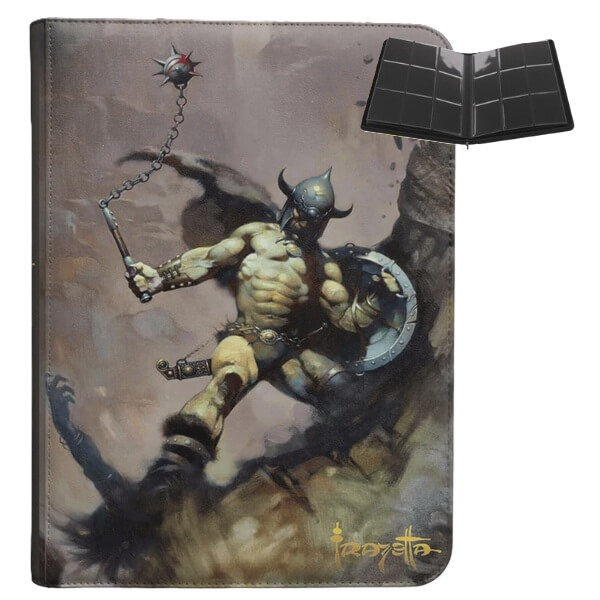 Album na karty 9-Pocket Zippered Premium PRO Binder - Frank Frazetta, Warrior with Ball and Chain