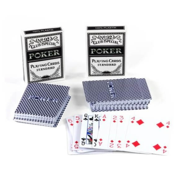 Sada 2 balíčků plastových pokerových karet No92