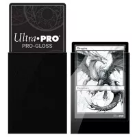 Obaly na karty UltraPro Pro-Gloss Black - 50 ks