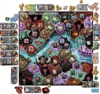 Desková hra Smallworld Underground - herní plán