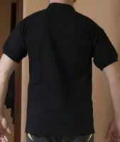 Černá Magic polo košile CMUS velikost L - zadek