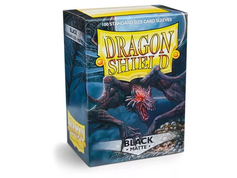 Obaly na karty Dragon Shield Protector - Matte Black - 100ks