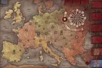 Desková hra Běsnění Drákuly (Fury of Dracula) v češtině - herní plán