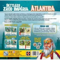 Karetní hra Settlers: Zrod impéria - Atlantida v češtině - zadní strana krabice