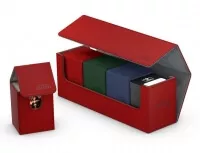 Krabice Ultimate Guard Arkhive 400+ Standard Size XenoSkin Red - možnost uložení 1