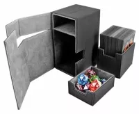 Krabička Ultimate Guard Flip´n´Tray Deck Case 80+ Standard Size XenoSkin Black - obsah krabičky 2