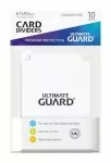 Oddělovač na karty Ultimate Guard Card Dividers Standard Size White - 10ks