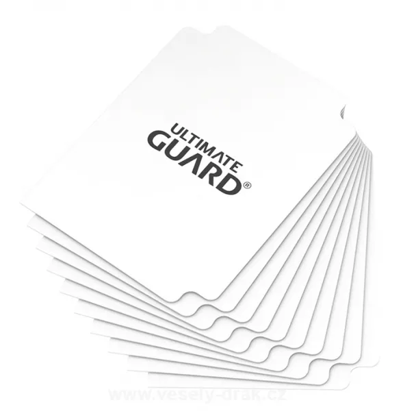 Oddělovač na karty Ultimate Guard Card Dividers Standard Size White - 10 ks