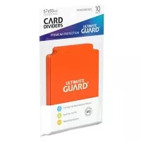 Ultimate Guard Card Dividers Standard Size Orange (10)