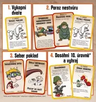 Desková karetní hra Munchkin Apokalypsa v češtině - karty