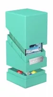 Krabička Ultimate Guard Monolith Deck Case 100+ Standard Turquoise - pootevřená