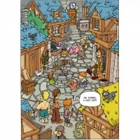 Komiks, v němž jsi hrdinou - Rytíři: První dobrodružství - ilustrace