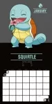 Oficiální Pokémon kalendář pro rok 2020 - Squirtle