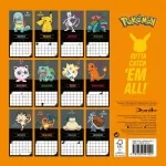 Oficiální Pokémon mini kalendář pro rok 2020 - zadní strana