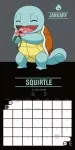 Oficiální Pokémon mini kalendář pro rok 2020 - Squirtle