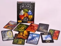 Karetní hra Mindok Sedm draků - herní komponenty