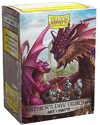 Obaly na karty Dragon Shield Matte Art Sleeves - Fathers Day Dragon 2020 - 100 ks