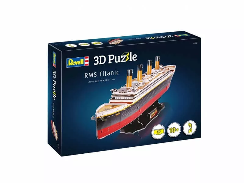 3D Puzzle Revell - Titanic - 113 dílů