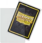 Obaly na karty Dragon Shield Protector - Matte Clear - 100 ks - zadní strana obalů
