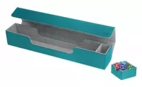 Krabička Ultimate Guard Flip´n´Tray Mat Case XenoSkin Petrol Blue - otevřená krabička 2