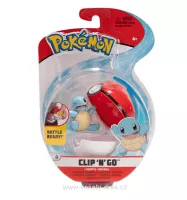 Figurka Pokémon Squirtle + Poké Ball