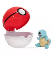 Pokémon hračka - figurka Squirtle s Poké Ballem