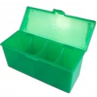 Blackfire 4-Compartment Storage Box - Green - otevřená krabička