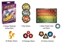 KeyForge: Worlds Collide - Deluxe Archon Deck - obsah