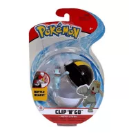 Pokémon Clip'N'Go Poké Ball -  figurka Machop + Ultra Ball