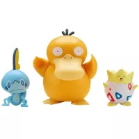 Pokémon Battle Figure Set Psyduck, Sobble a Togepi - figurky