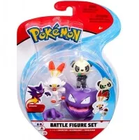 Pokémon Battle Figure Set Haunter, Scorbunny a Pancham