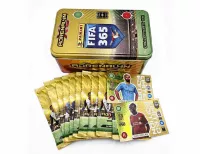 Sběratelské fotbalové karty Panini FIFA Adrenalyn XL 365 2020/2021 - velká plechová krabička