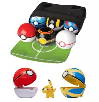 Pokémon Clip'N'Go - Pikachu - trenérský set - pásek, taška, Pokéball a figurka
