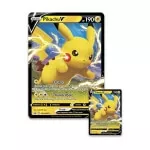 Pokémon Shining Fates Collection - Pikachu V - promo karta a Jumbo karta Pikachu