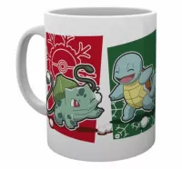 Pokémon hrnek Snowball Christmas Starters