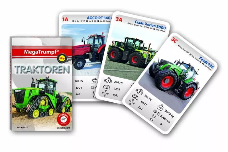 Hrací karty Kvarteto - Traktory