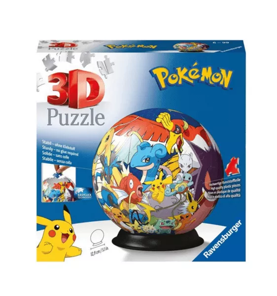 3D Puzzle Ravensburger Puzzleball Pokémon - 72 dílů