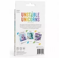 Cestovní varianta párty hry Unstable Unicorns: Travel Edition