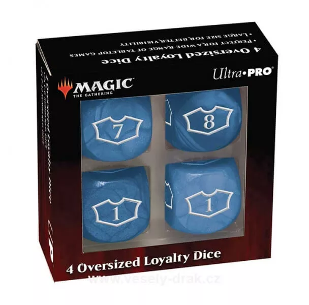 Sada kostek Ultra Pro Deluxe 22MM Island Loyalty with 7-12 for Magic: the Gathering