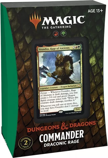 Magic the Gathering Adventures in the Forgotten Realms Commander - Draconic Rage