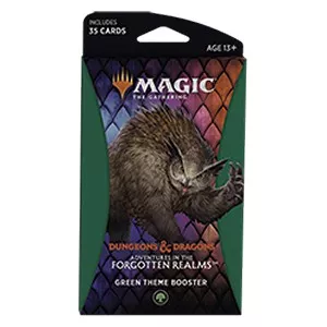 Magic the Gathering Adventures in the Forgotten Realms Theme Booster - Green