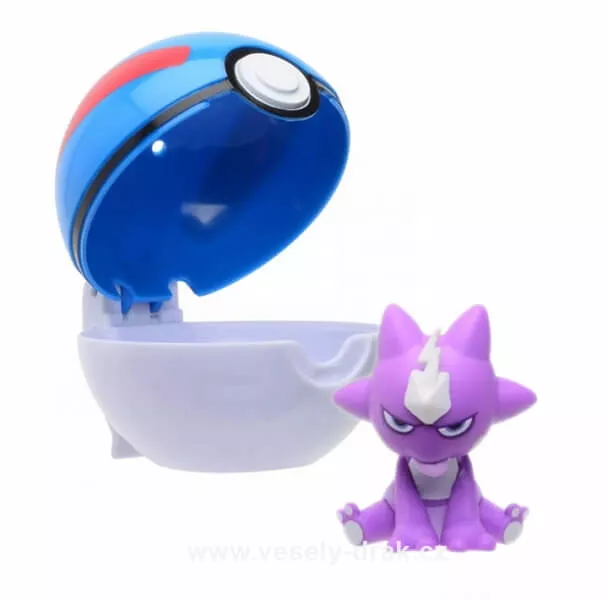Pokémon Clip and Go Great Ball - figurka Toxel