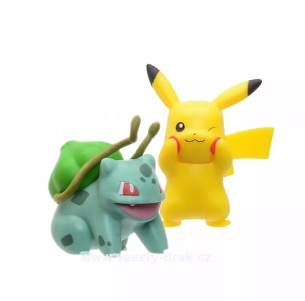 Pokémon akční figurky Pikachu a Bulbasaur 5 cm