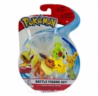 Pokémon figurky 3-Pack: Flareon, Larvitar a Pikachu
