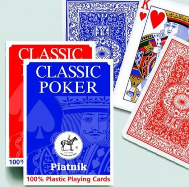 Karty Poker - 100% Plastic malý index