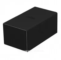 Krabice na karty Ultimate Guard Twin Flip´n´Tray Deck Case 200+ Standard Size XenoSkin Black - zavřená