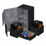 Krabice na karty Ultimate Guard Twin Flip´n´Tray Deck Case 200+ Standard Size XenoSkin Black