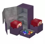 Krabice na karty Ultimate Guard Twin Flip´n´Tray Deck Case 200+ Standard Size XenoSkin Purple