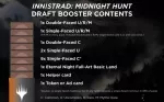 Magic the Gathering Innistrad Midnight Hunt Draft Booster obsah baleni